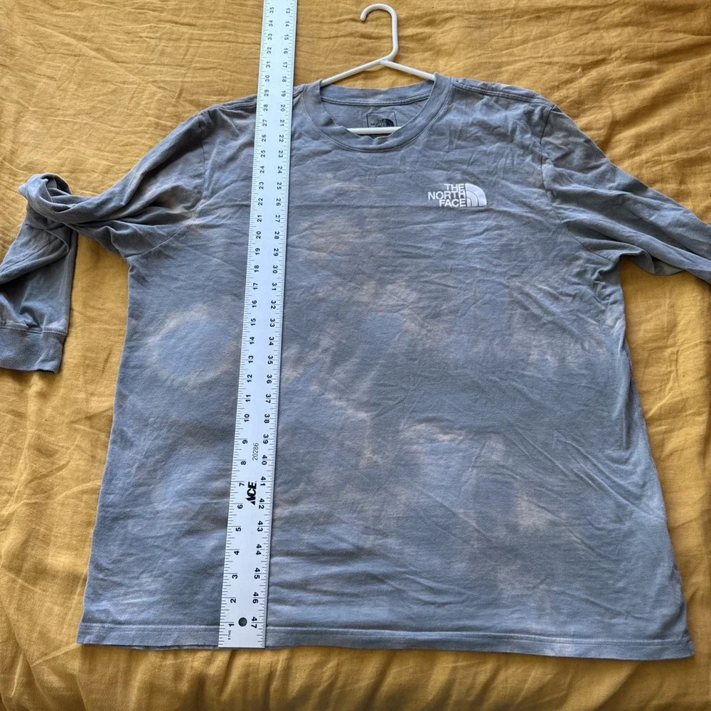 The North Face Men WANDER Long Sleeve Shirt Xxl Hand Made Tie Dye‎ 1 Of A Kind